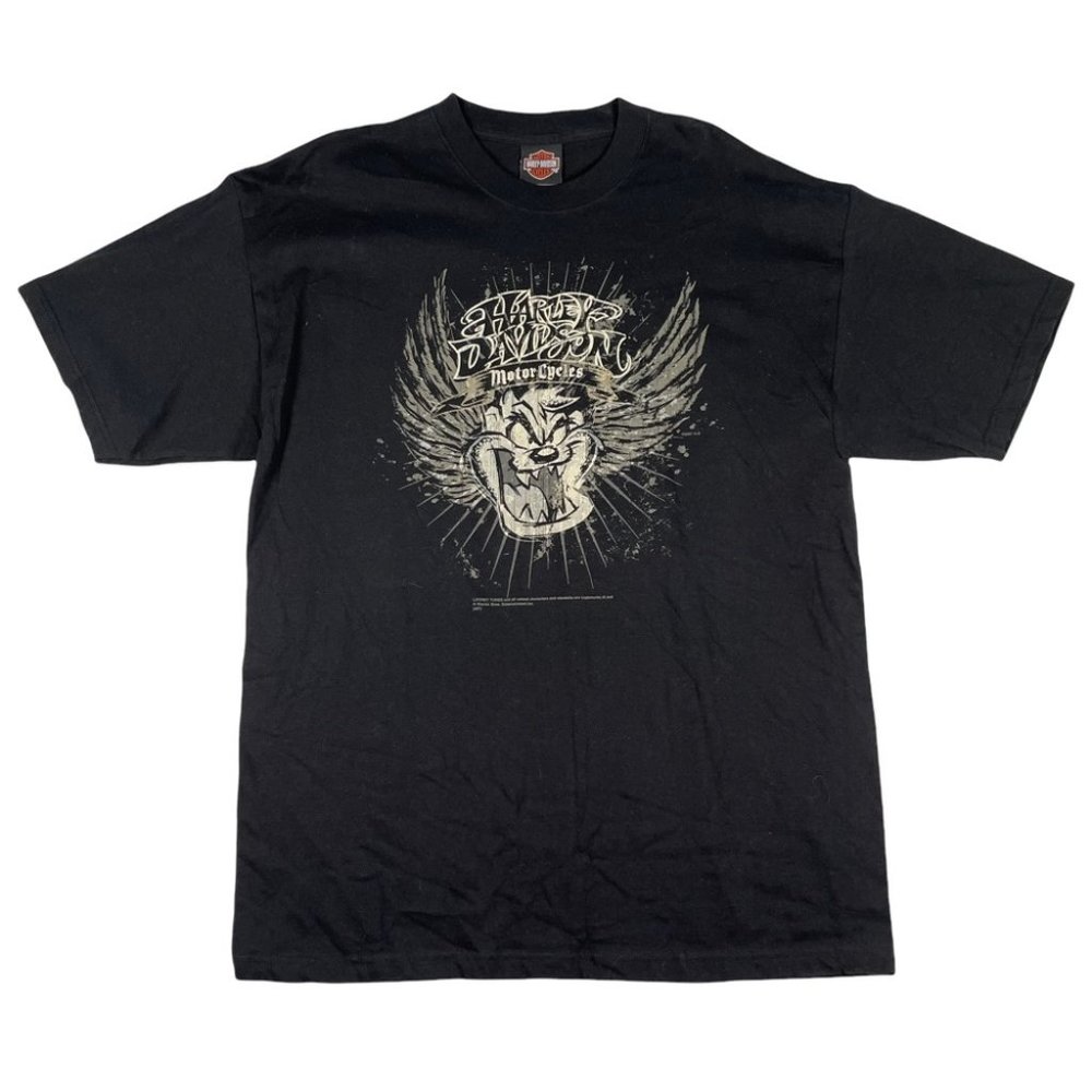 Harley Davidson Looney Tunes Tigard, Oregon Shirt Size XL 2007